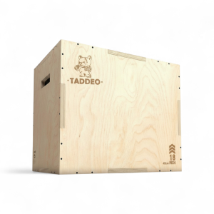 קופסת עץ טבעי קפיצה JUMPING Plyometric CROSSFIT BOX קוביית קפיצה 50/45/40 סמ קוביה S להרכבה עצמית