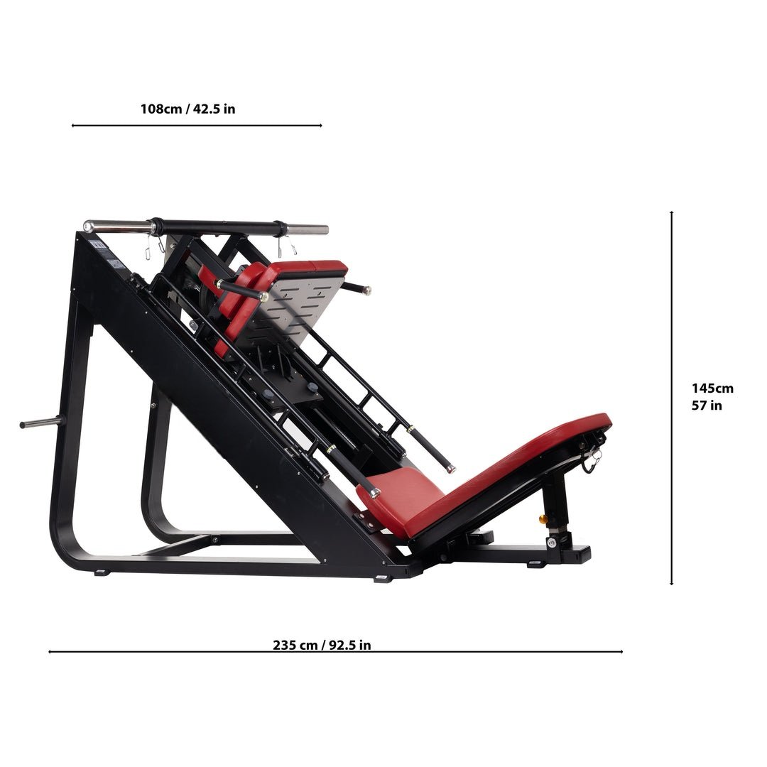 מכשיר לחיצת רגליים45° /סקוואט מקצועי לחדרי כושא משקולות חופשי 10 מכשיר לחיצת רגליים45° /סקוואט מקצועי לחדרי כושא משקולות חופשי – תמונה 10