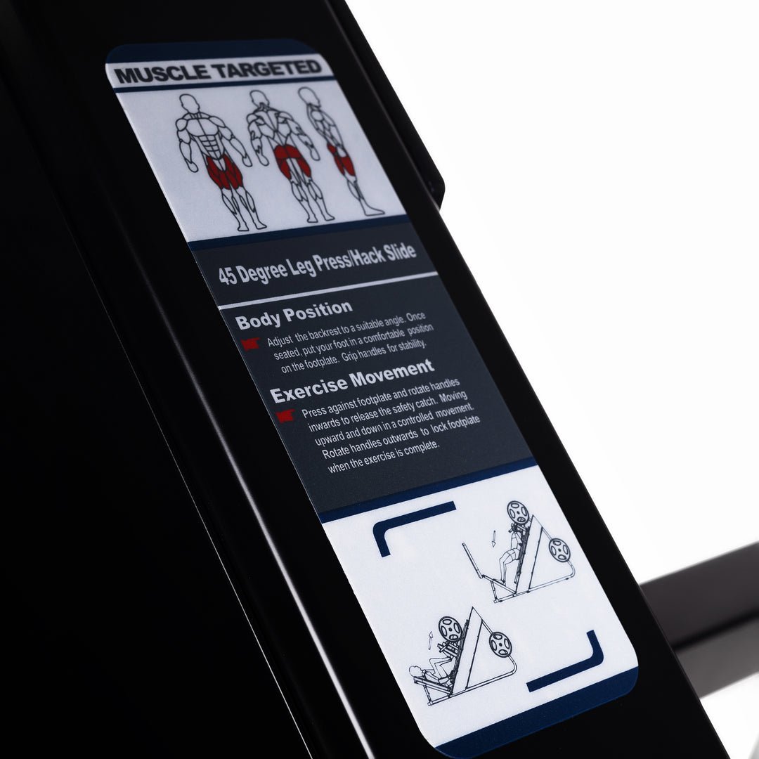 מכשיר לחיצת רגליים45° /סקוואט מקצועי לחדרי כושא משקולות חופשי 4 מכשיר לחיצת רגליים45° /סקוואט מקצועי לחדרי כושא משקולות חופשי – תמונה 4