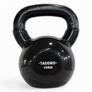 קטלבל שחור 16 קג מקצועי בציפוי וניל KATTELBELL VANILLE