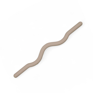 מוט פילאטיס סיליקון משקל מעוקל מעוצב מוקה 7קג