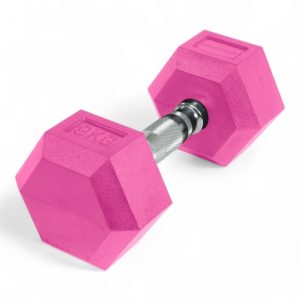 משקולת יד משושה ורוד פוקסיה דאמבל 9 קג DUMBBLLE בלעדי !