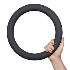 טבעת כוח משקל סיליקון פילאטיס מעוצבת שחור 4.5 קג