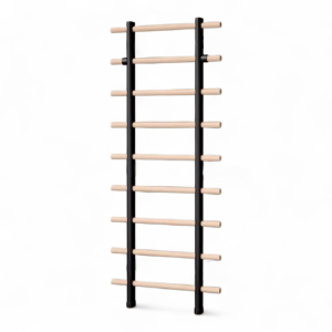 סולם שוודי מקצועי שחור