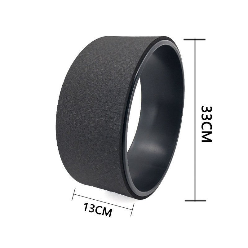 גלגל יוגה מקצועי שחור TPE YOGA WHEEL 2 גלגל יוגה מקצועי שחור TPE YOGA WHEEL – תמונה 2