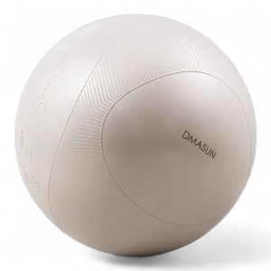 כדור פיטבול פילאטיס בצבע מוקה 65 סמ איכותי ביותר כולל משאבה פיסיו