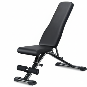 ספת משקולות מתכווננת שיפוע חיובי ושלילי מתקפלת ספה בייתית שחור