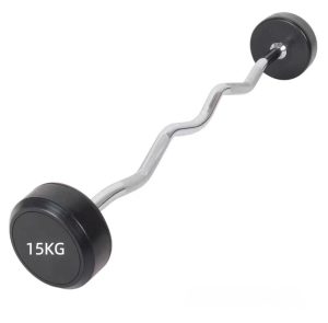 בר מוט W משקולות מובנה מקצועי 15 קג