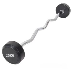 בר מוט W משקולות מובנה מקצועי 25 קג