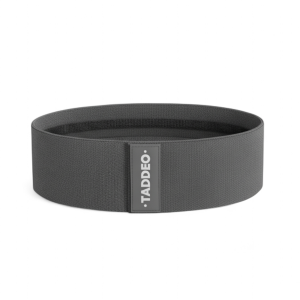 גומיית התנגדות בד אפור עבה לשרירי ישבן ירך ובטן HIP BAND