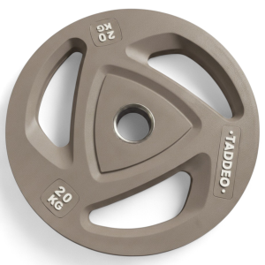 פלטה משקל מוקה X ציפוי גומי 20 קג צלחת משקולות אולימפית