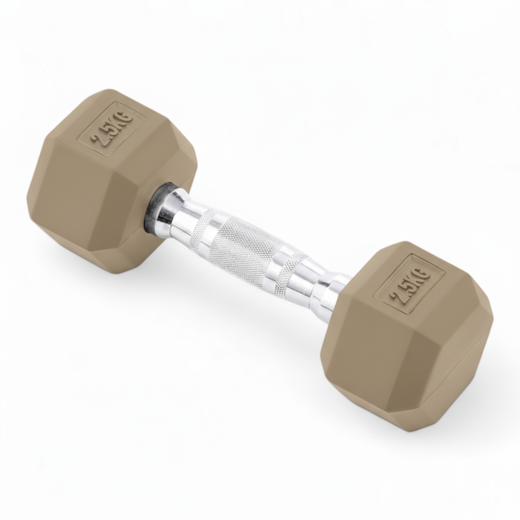 משקולת יד משושה מוקה דאמבל 2.5 קג DUMBBLLE בלעדי ! 1 משקולת יד משושה מוקה דאמבל 2.5 קג DUMBBLLE בלעדי !