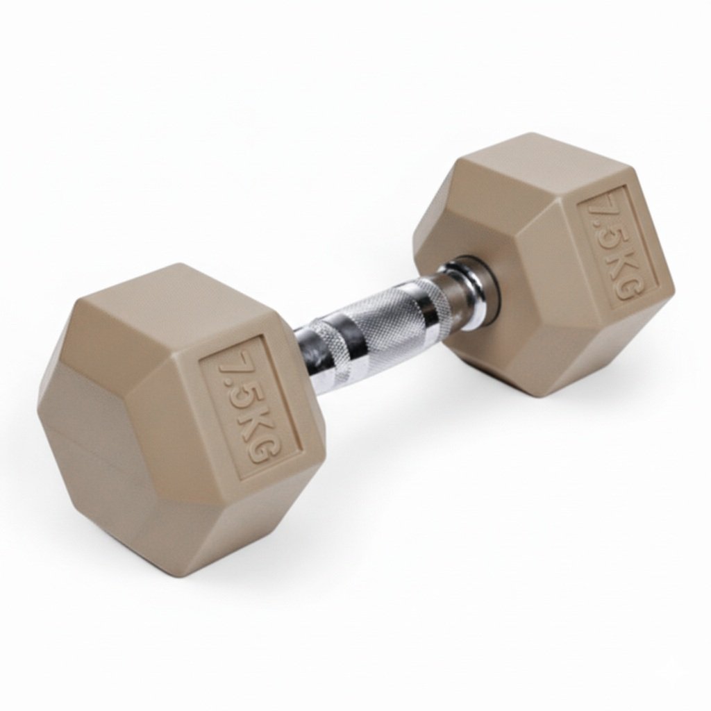 משקולת יד משושה מוקה דאמבל 7.5 קג DUMBBLLE בלעדי ! 1 משקולת יד משושה מוקה דאמבל 7.5 קג DUMBBLLE בלעדי !