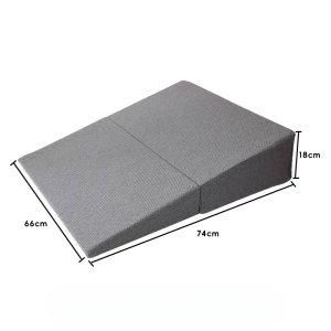 כרית משולש תמיכה לגב שחור פילאטיס