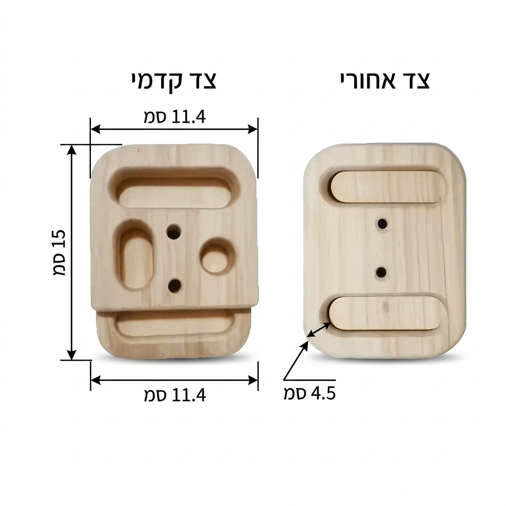 פינגרבורד ידית טיפוס לידיים קובייה מעץ נינגה 2 פינגרבורד ידית טיפוס לידיים קובייה מעץ נינגה – תמונה 2