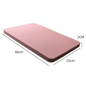 משטח אנטי סליפ  EVA ורוד  40×25  עובי  20ממ